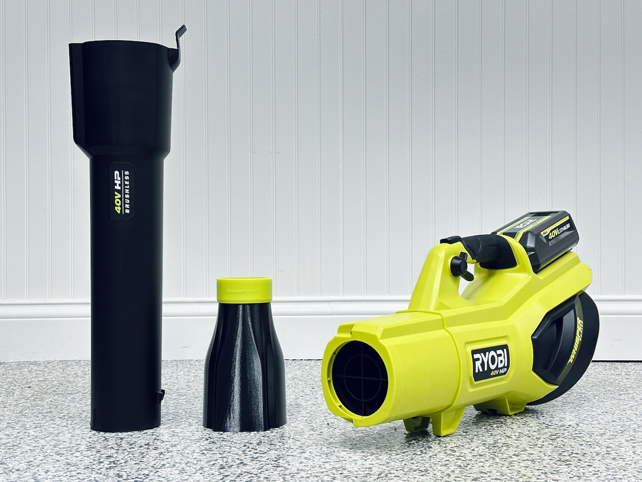 STUBBY™ Car Drying Nozzle for RYOBI 730, 650, & 600 CFM Leaf Blowers —  Stubby Nozzle Co.