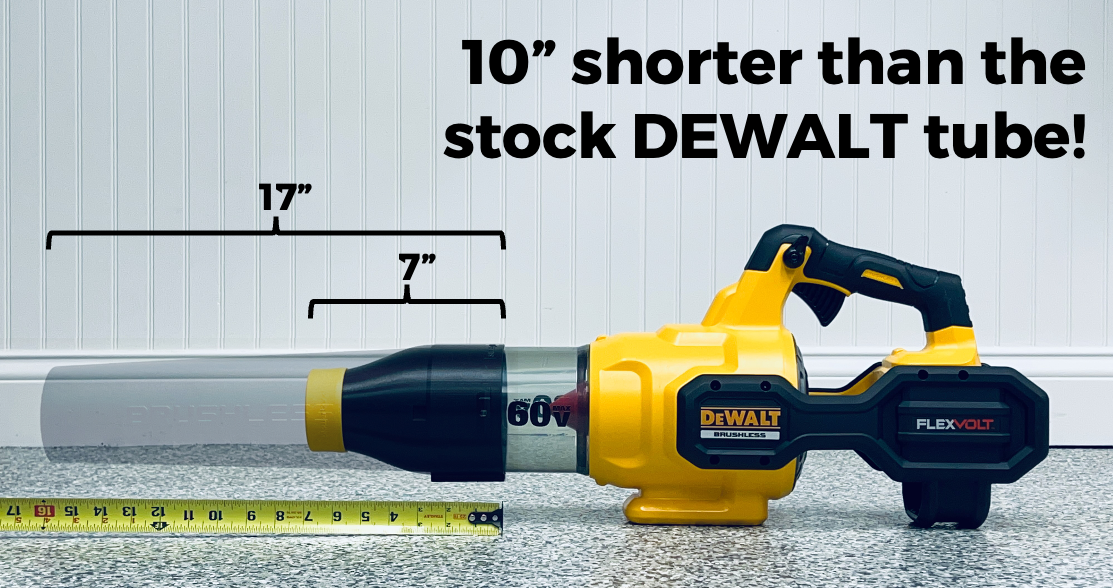 STUBBY Car Drying Nozzle for DEWALT 60V MAX Leaf Blowers DCBL772B Stubby Nozzle Co